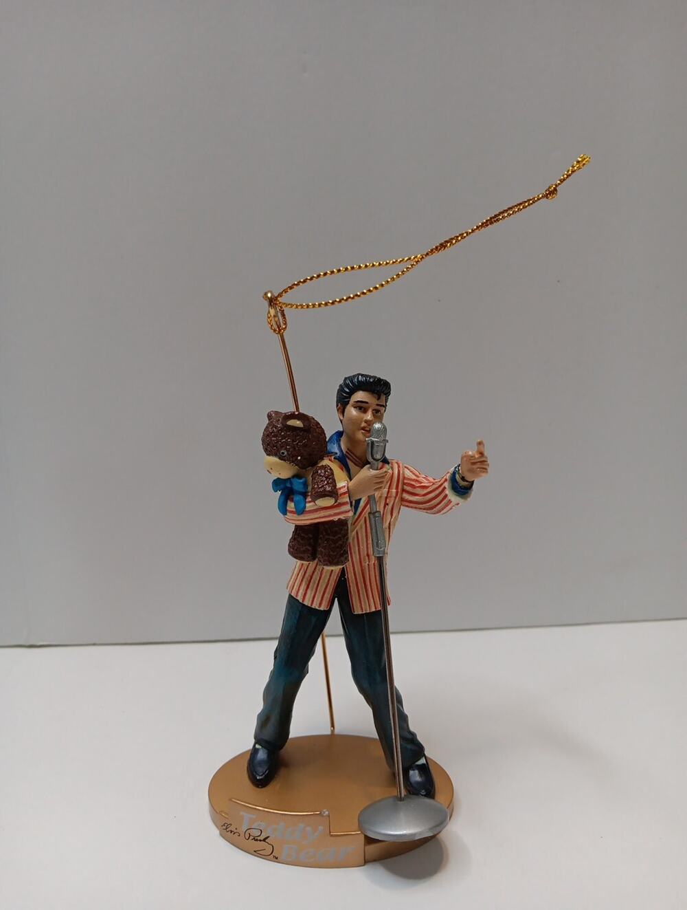 Vintage 2002 Trevco Elvis Presley TEDDY BEAR Collectible Ornament